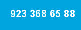 923 368 65 88 923 368 65 88